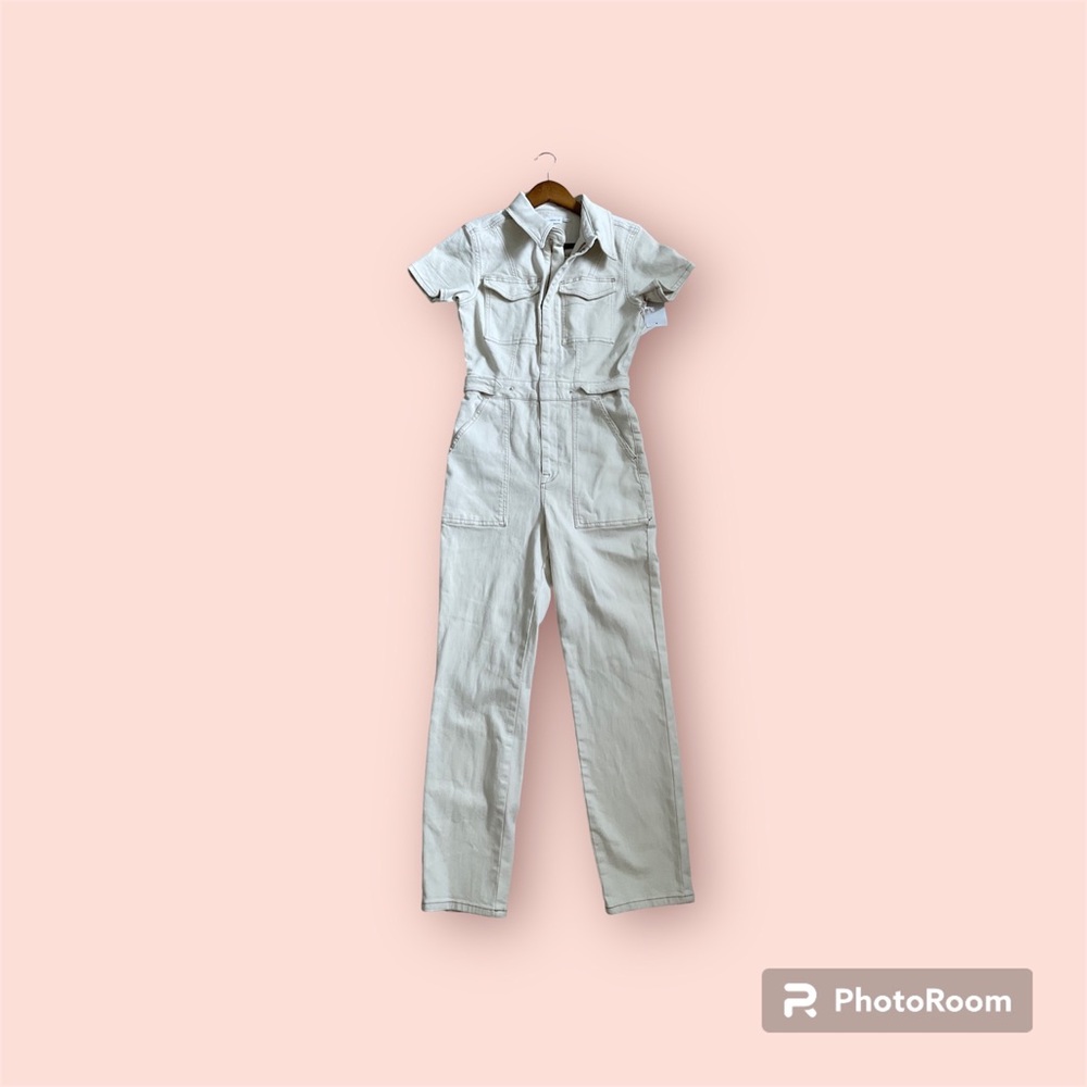 Good American denim jumpsuit